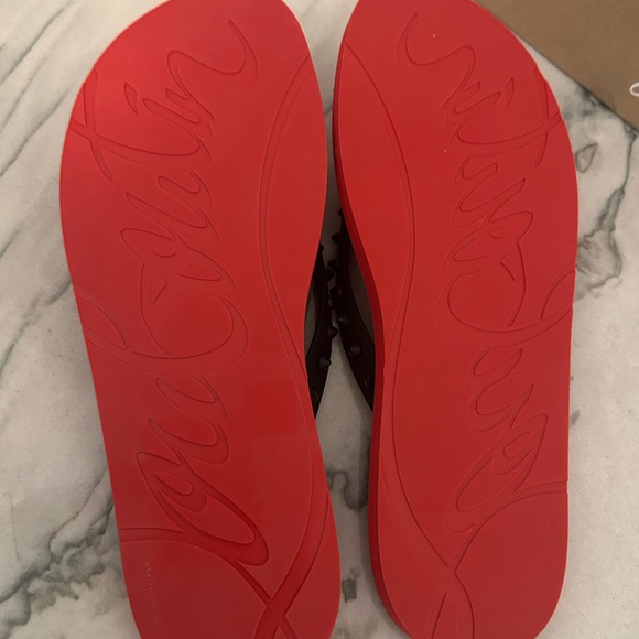 Christian Louboutin Red loubi Flip Flops size 43 new - Picture 4 of 5